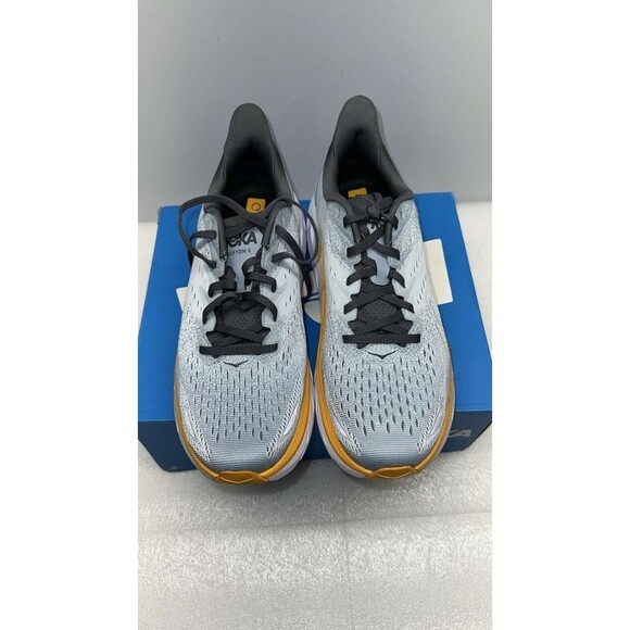 Hoka One One Clifton 8 in Blue Fog Orange "1119393/BFPA" Men's Size 9.0 D - Picture 2 of 5